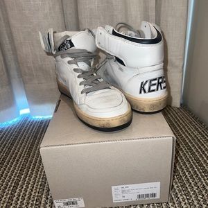 Golden Goose Sky Star, size 38, white and black